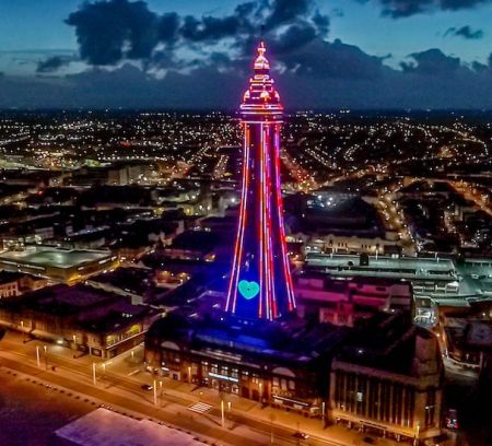 blackpool tower night time lights merlin magic family days out