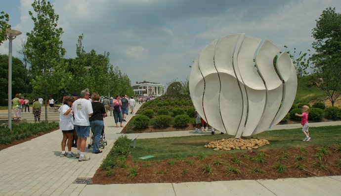 Visit the First Street Sculpture Garden