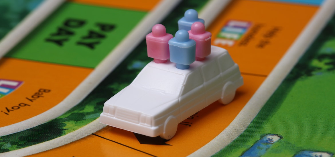 a family travel board game